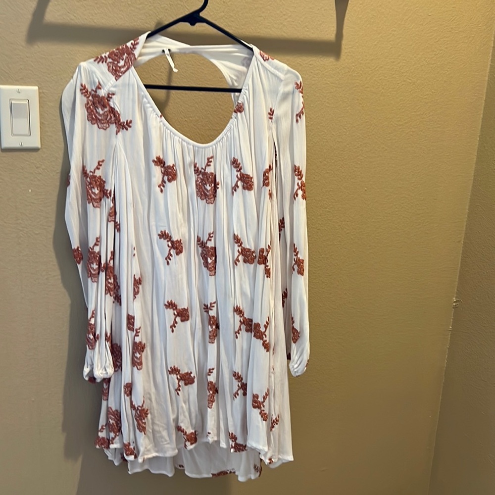 Free people long sleeve short dress